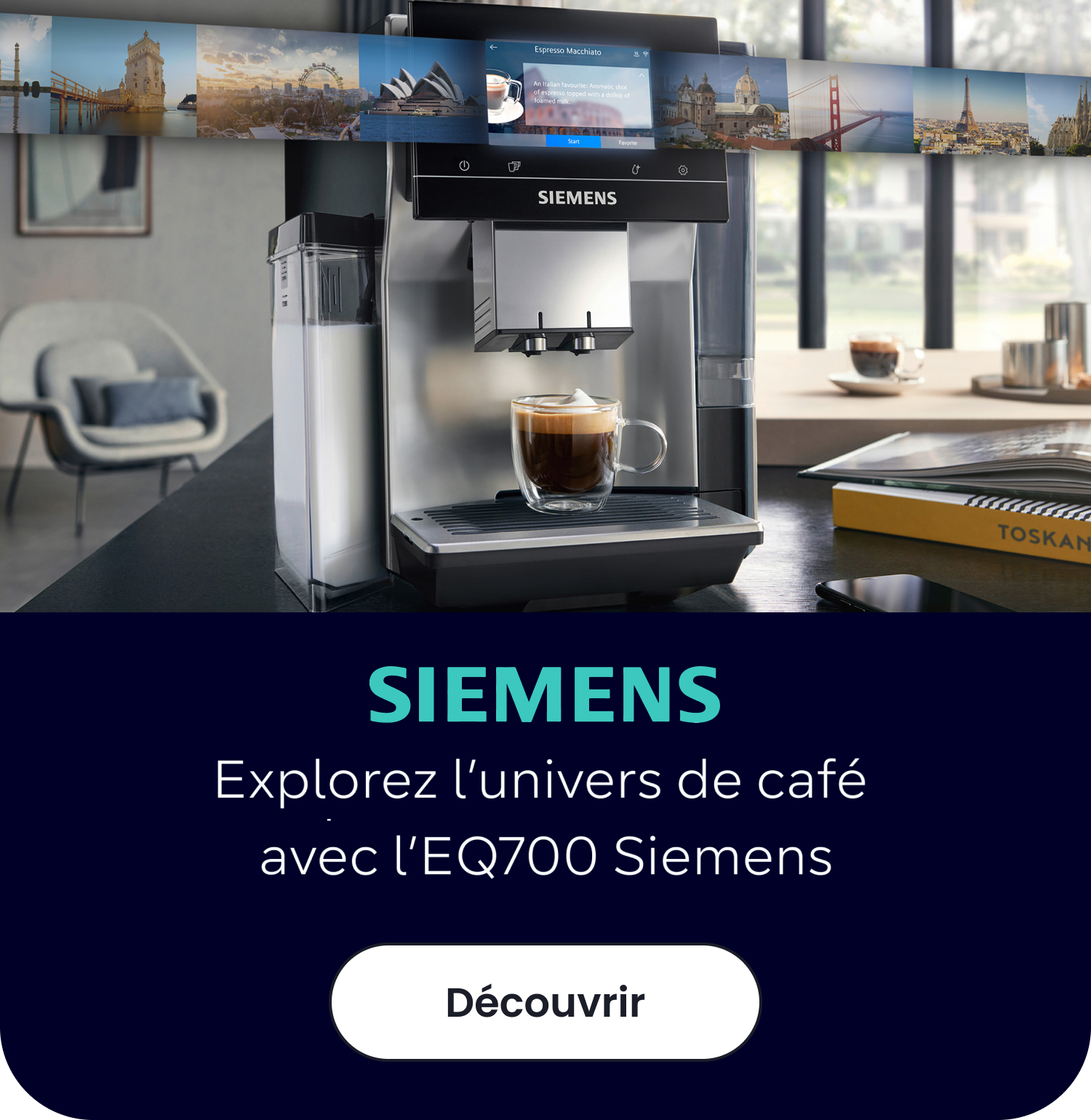 Expresso Broyeur SIEMENS EQ700