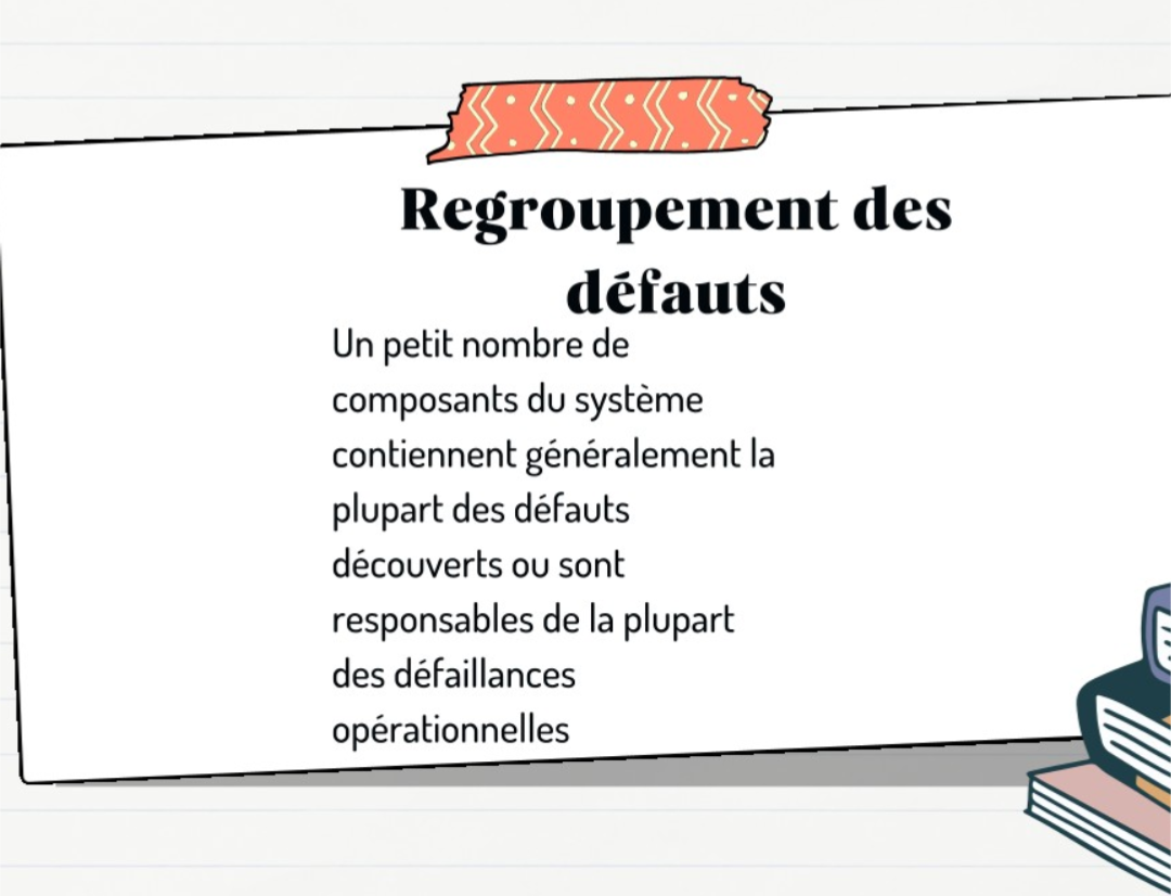 Regroupement de defauts
