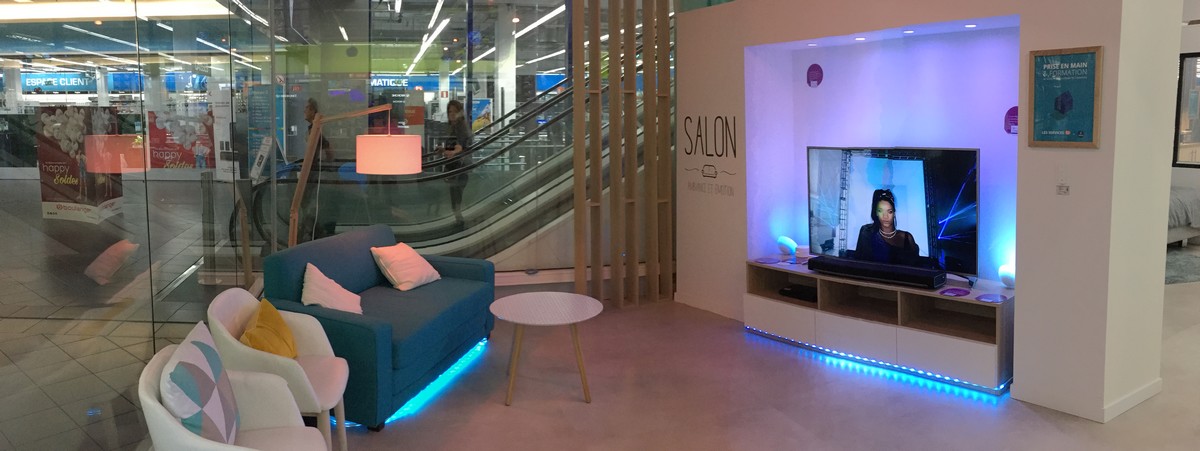 Salon maison connectee