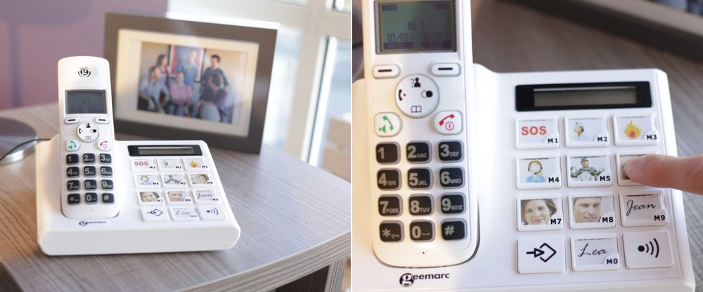 Téléphone fixe sénior